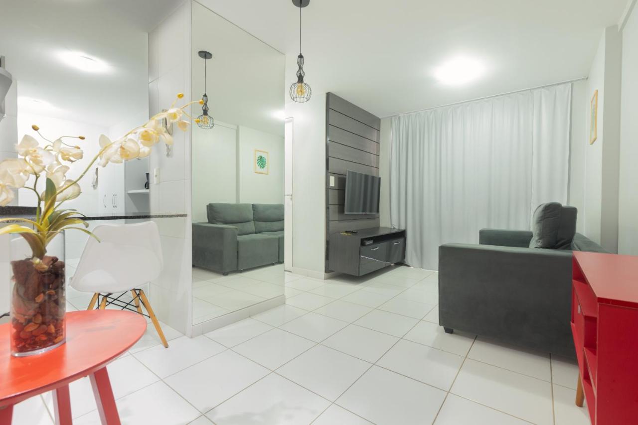 Ferienwohnung Flat Quarto E Sala C/ Vista Mar Espetacular Maceió Exterior foto