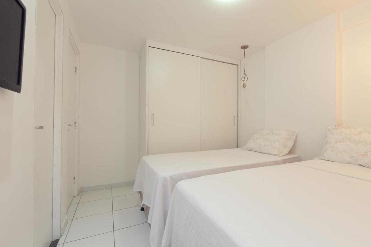 Ferienwohnung Flat Quarto E Sala C/ Vista Mar Espetacular Maceió Exterior foto
